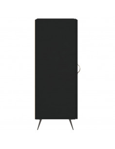 Credenza Nero 34,5x34x90 cm in Legno Multistrato 2