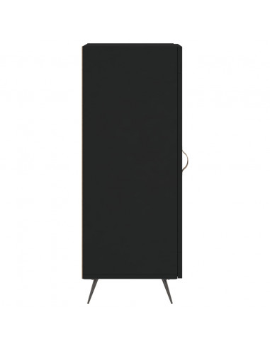 Credenza Nero 34,5x34x90 cm in Legno Multistrato