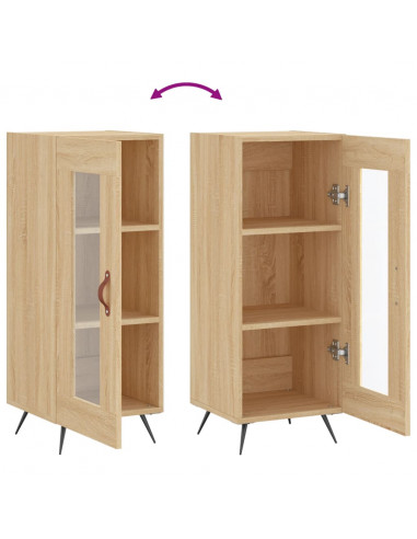 Credenza Rovere Sonoma 34,5x34x90 cm in Legno Multistrato