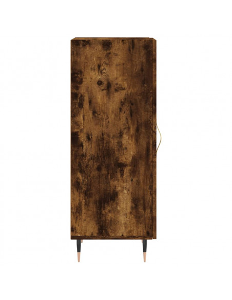 Credenza Rovere Fumo 34,5x34x90 cm in Legno Multistrato