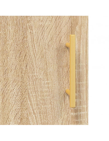 Credenza Rovere Sonoma 34,5x34x90 cm in Legno Multistrato