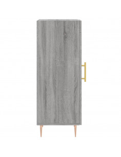 Credenza Grigio Sonoma 34,5x34x90 cm in Legno Multistrato 2