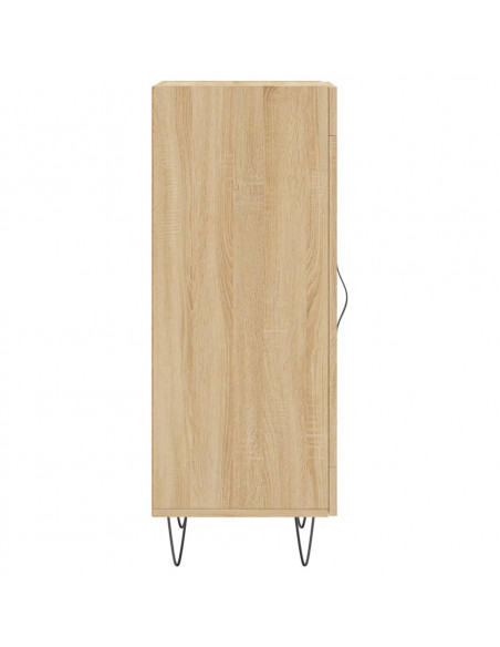 Credenza Rovere Sonoma 34,5x34x90 cm in Legno Multistrato