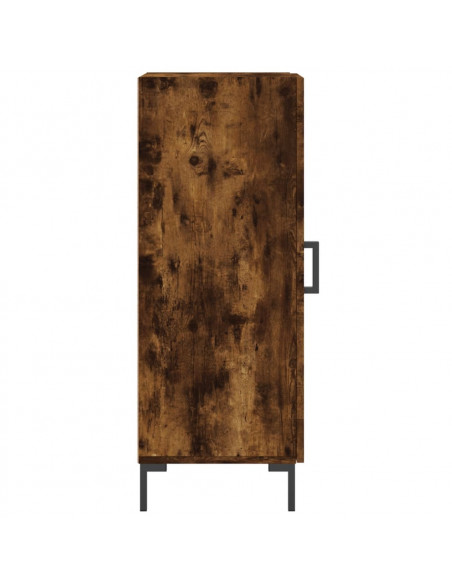 Credenza Rovere Fumo 34,5x34x90 cm in Legno Multistrato