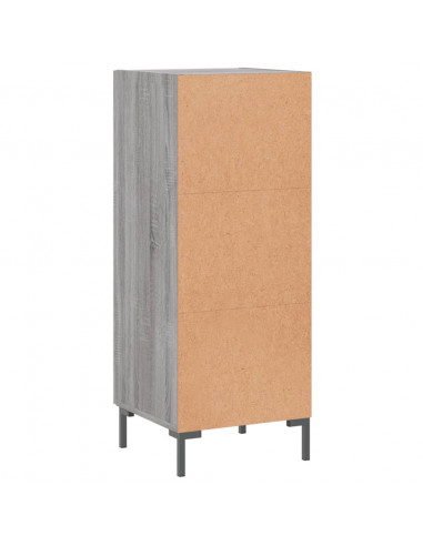 Credenza Grigio Sonoma 34,5x34x90 cm in Legno Multistrato