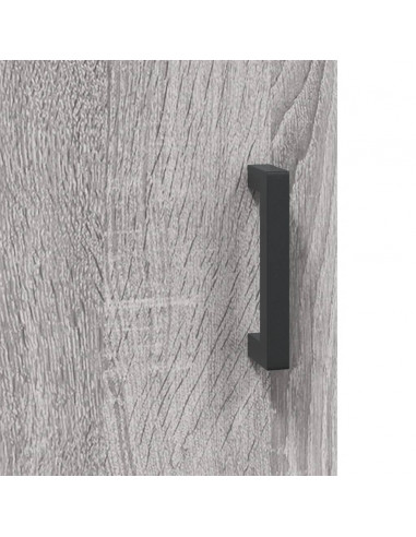 Credenza Grigio Sonoma 34,5x34x90 cm in Legno Multistrato