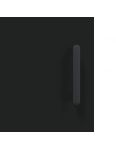 Credenza Nero 34,5x34x90 cm in Legno Multistrato