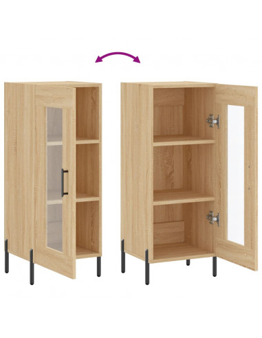 Credenza Rovere Sonoma 34,5x34x90 cm in Legno Multistrato