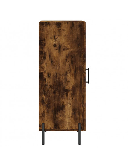 Credenza Rovere Fumo 34,5x34x90 cm in Legno Multistrato
