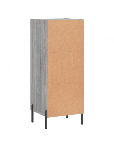 Credenza Grigio Sonoma 34,5x34x90 cm in Legno Multistrato