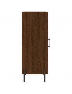 Credenza Rovere Marrone 34,5x34x90 cm in Legno Multistrato 2