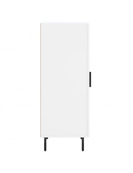 Credenza Bianca 34,5x34x90 cm in Legno Multistrato
