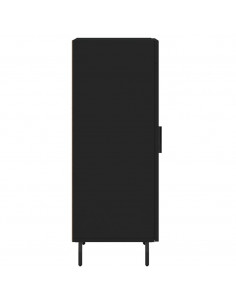 Credenza Nero 34,5x34x90 cm in Legno Multistrato 2