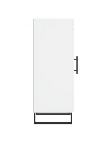 Credenza Bianca 34,5x34x90 cm in Legno Multistrato