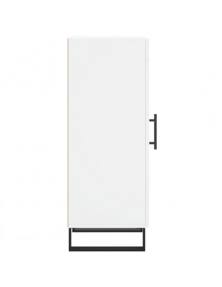 Credenza Bianca 34,5x34x90 cm in Legno Multistrato