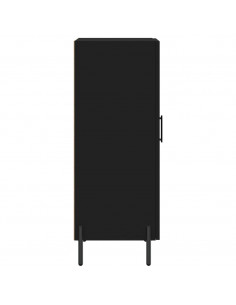 Credenza Nero 34,5x34x90 cm in Legno Multistrato 2