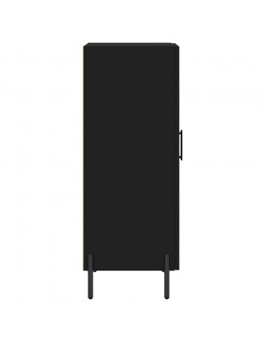 Credenza Nero 34,5x34x90 cm in Legno Multistrato
