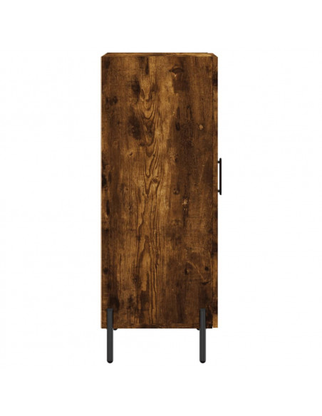 Credenza Rovere Fumo 34,5x34x90 cm in Legno Multistrato