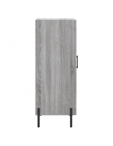 Credenza Grigio Sonoma 34,5x34x90 cm in Legno Multistrato
