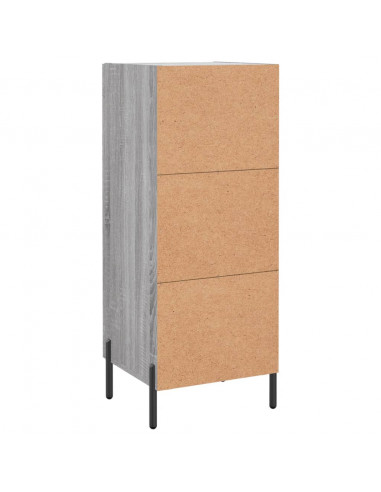 Credenza Grigio Sonoma 34,5x34x90 cm in Legno Multistrato