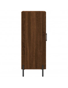 Credenza Rovere Marrone 34,5x34x90 cm in Legno Multistrato 2