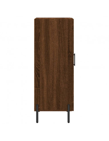 Credenza Rovere Marrone 34,5x34x90 cm in Legno Multistrato