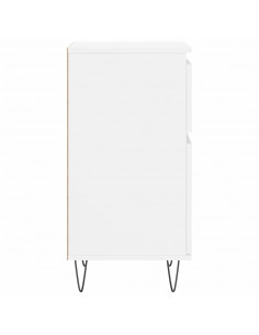 Credenza Bianca 40x35x70 cm in Legno Multistrato 2