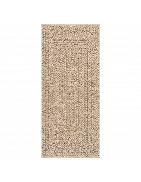Tappeto ZIZUR 80x200 cm Aspetto Iuta per Interni ed Esterni