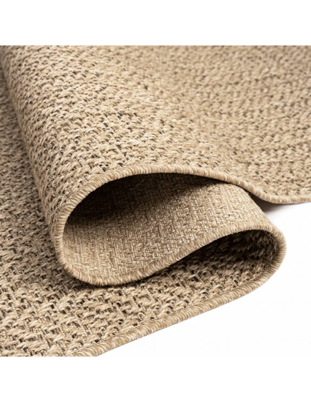Tappeto ZIZUR 80x200 cm Aspetto Iuta per Interni ed Esterni