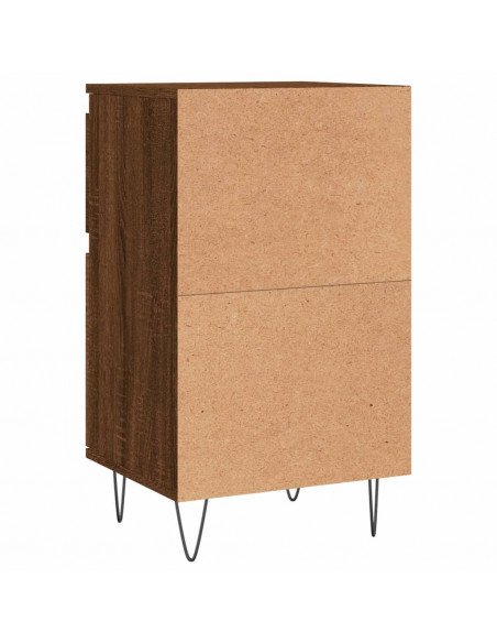 Credenze 2 pz Rovere Marrone 40x35x70 cm in Legno Multistrato