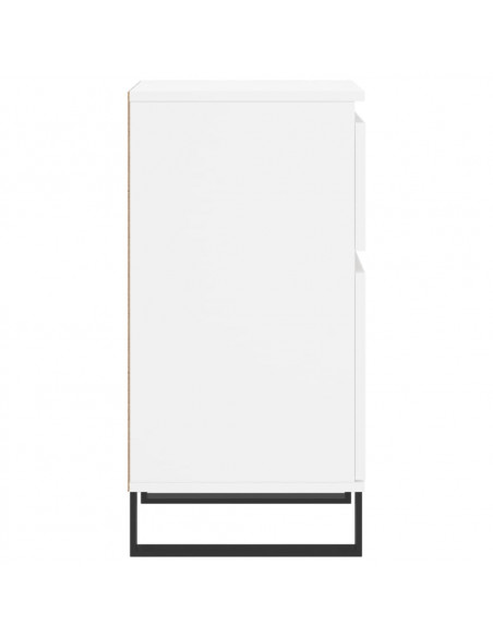 Credenza Bianca 40x35x70 cm in Legno Multistrato