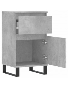 Credenze 2 pz Grigio Cemento 40x35x70 cm in Legno Multistrato 2