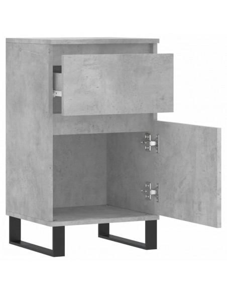 Credenze 2 pz Grigio Cemento 40x35x70 cm in Legno Multistrato