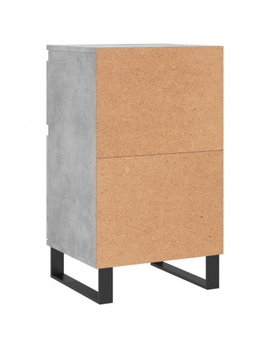 Credenze 2 pz Grigio Cemento 40x35x70 cm in Legno Multistrato