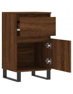 Credenze 2 pz Rovere Marrone 40x35x70 cm in Legno Multistrato 2