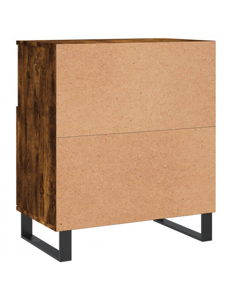 Credenza Rovere Fumo 60x35x70 cm in Legno Multistrato