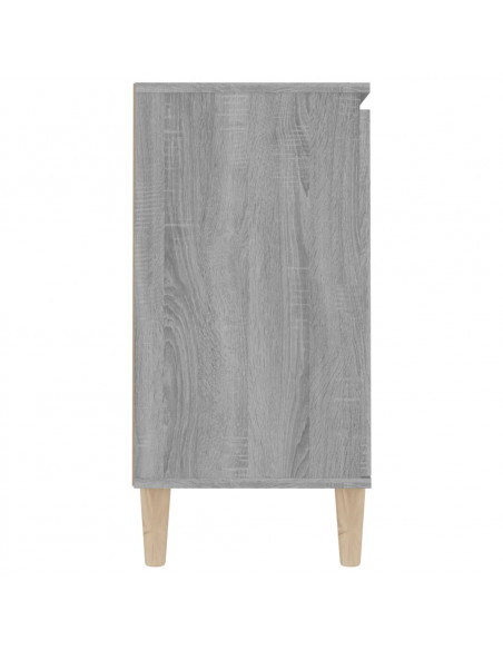 Credenza Grigio Sonoma 103,5x35x70 cm in Legno Ingegnerizzato