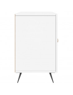 Credenza Bianca 100x36x60 cm in Legno Multistrato 2