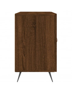 Credenza Rovere Marrone 100x36x60 cm in Legno Multistrato 2