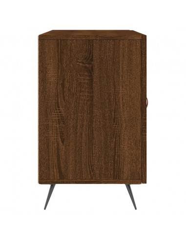 Credenza Rovere Marrone 100x36x60 cm in Legno Multistrato