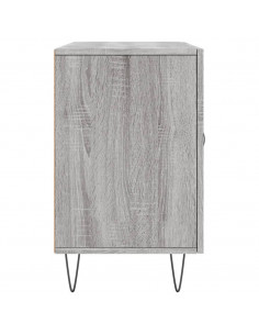 Credenza Grigio Sonoma 100x36x60 cm in Legno Multistrato 2