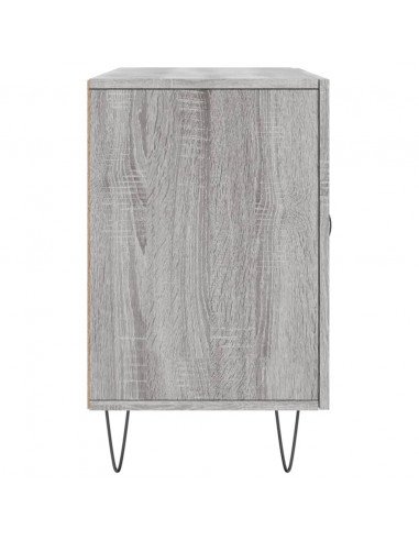 Credenza Grigio Sonoma 100x36x60 cm in Legno Multistrato