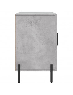 Credenza Grigio Cemento 100x36x60 cm in Legno Multistrato 2