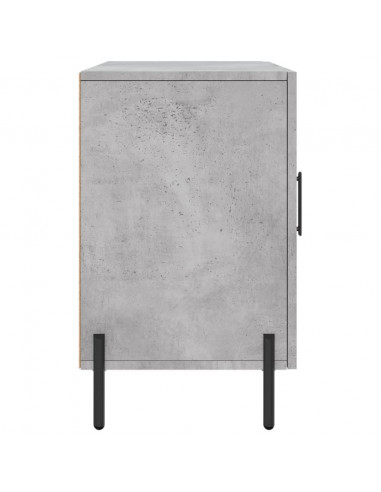 Credenza Grigio Cemento 100x36x60 cm in Legno Multistrato