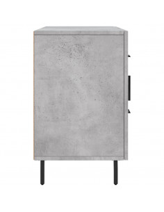 Credenza Grigio Cemento 100x36x60 cm in Legno Multistrato 2