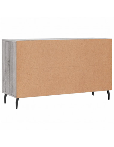 Credenza Grigio Sonoma 100x36x60 cm in Legno Multistrato