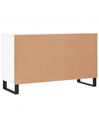 Credenza Bianca 100x36x60 cm in Legno Multistrato