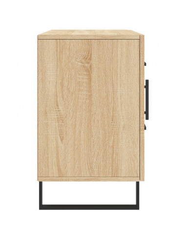 Credenza Rovere Sonoma 100x36x60 cm in Legno Multistrato