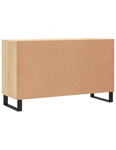 Credenza Rovere Sonoma 100x36x60 cm in Legno Multistrato