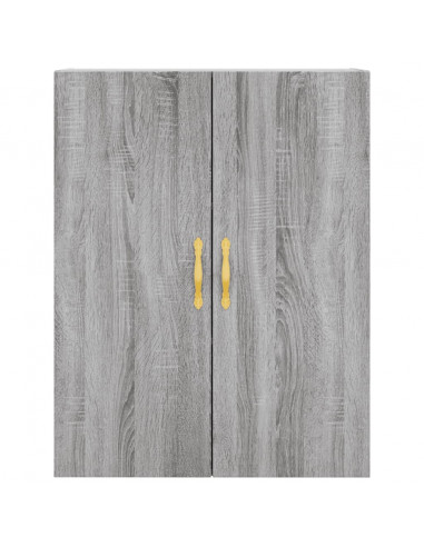 Mobile a Parete Grigio Sonoma 69,5x34x90 cm